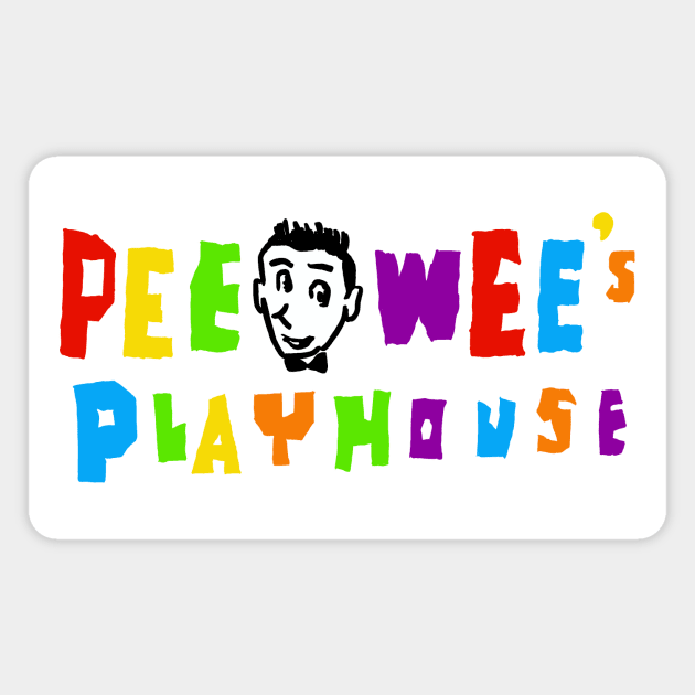 Pee-Wee's Playhouse (Rainbow Logo) Magnet by Scum & Villainy